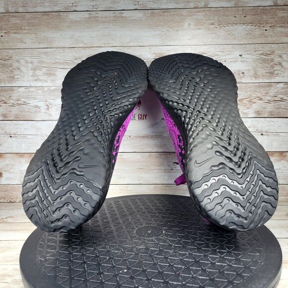 Nike Epic React Flyknit 2 Sneakers Men's Size 11 Purple Athletic Running Shoes - Picture 9 of 14